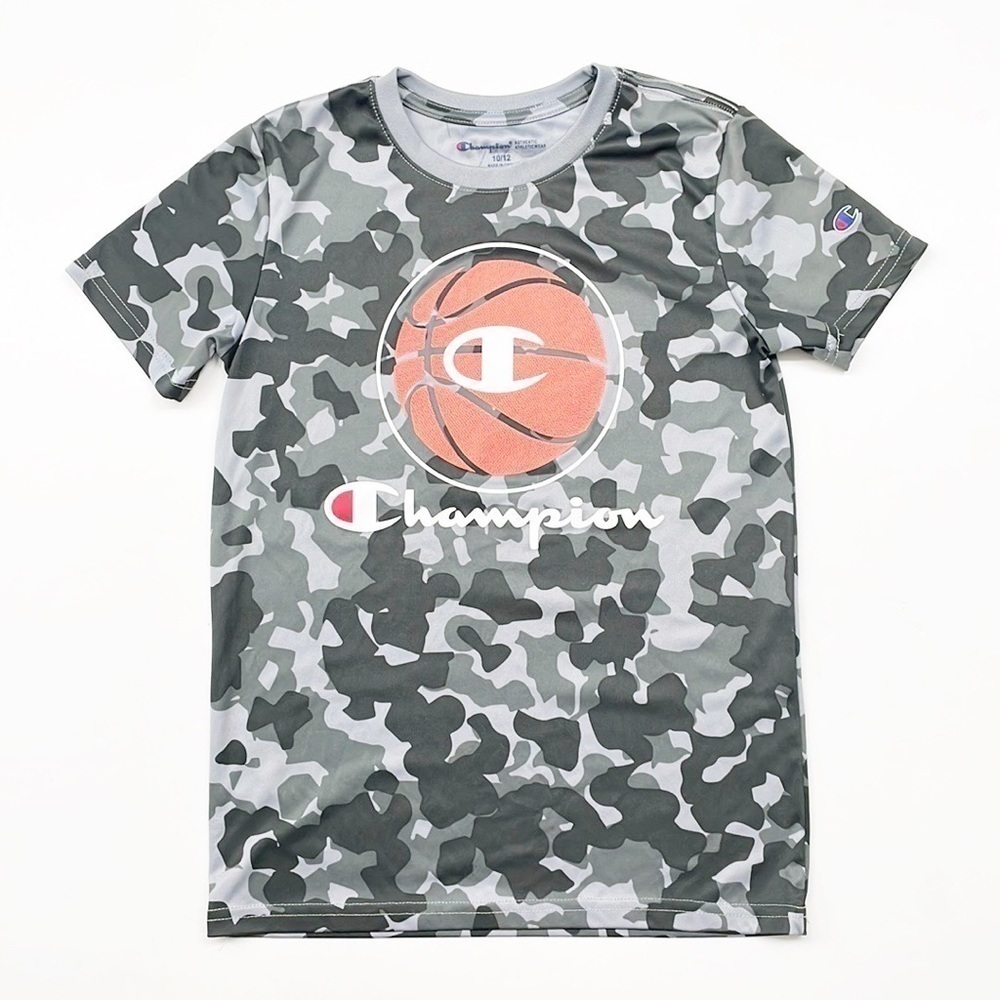 Champion boys camouflage print basketball athletic t-shirt